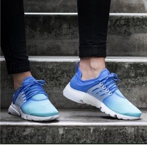 Nike size 8.5 Air Presto Ultra Breathe ombré Still/Polarized/Glacier Blue/White